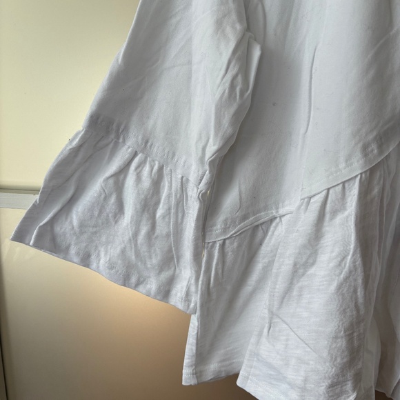 Neon Buddha 'Entranced'  button front jacket with peplum NWT  detail White XL - Picture 4 of 5